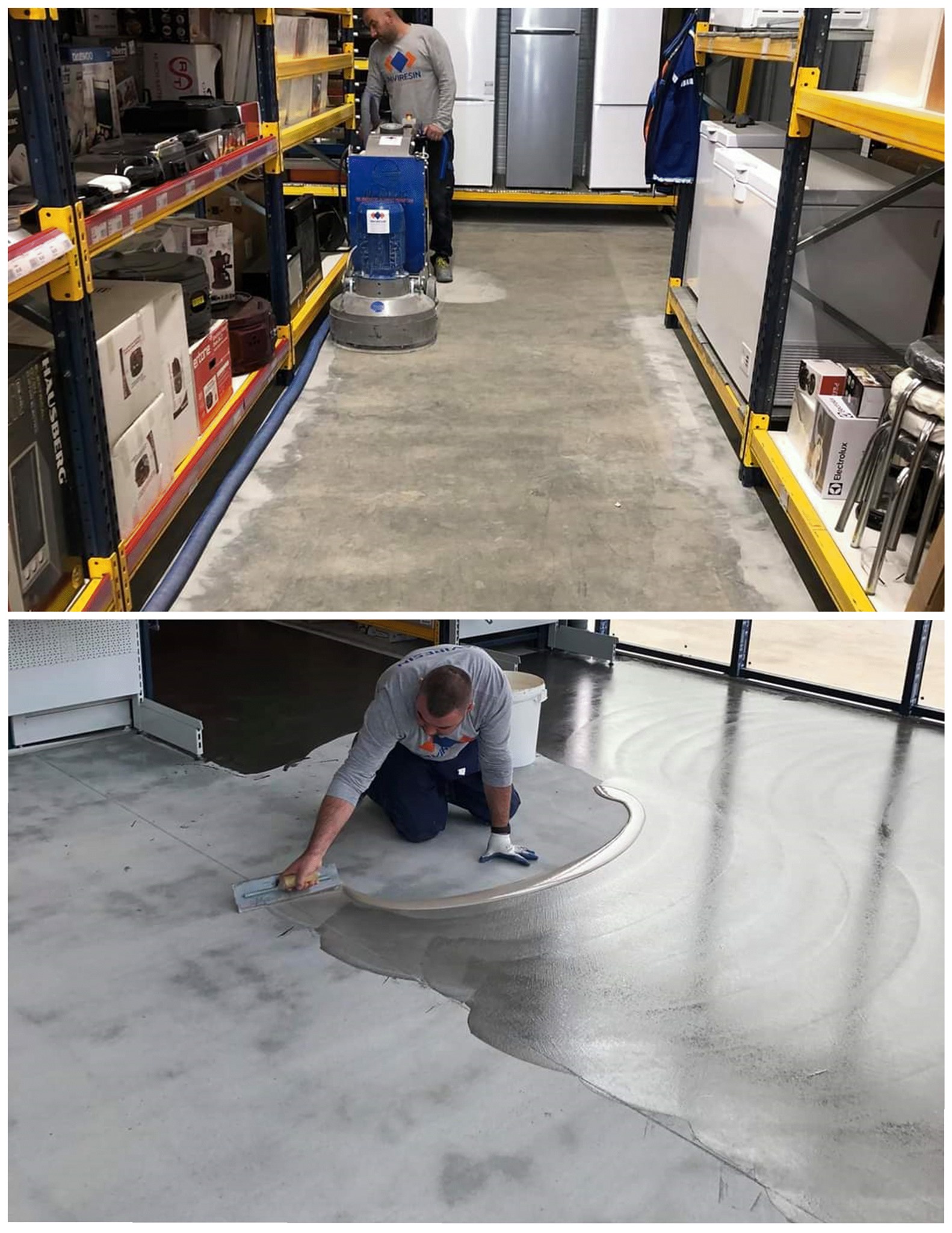 Sistem epoxidic aplicat in patru straturi