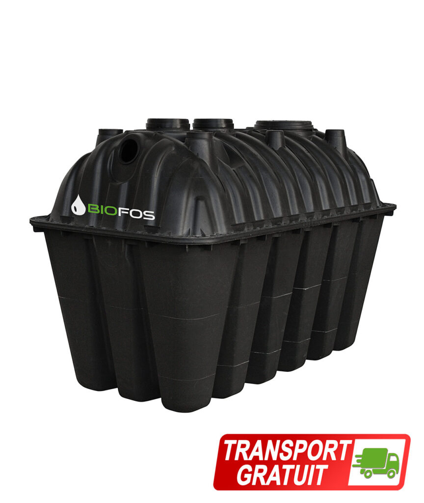 fosa septica patrata biofos pentru 5 8 persoane 2500 l