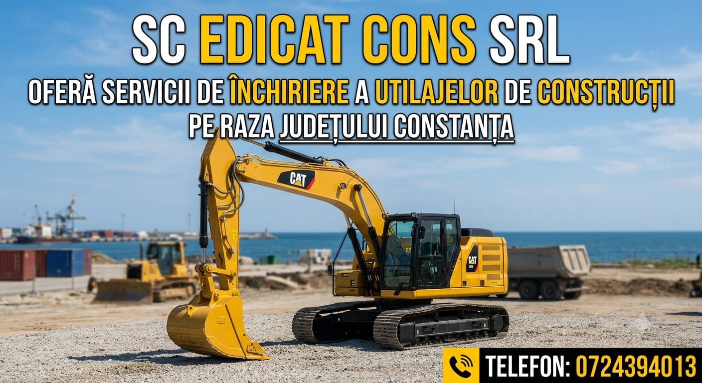 Închiriere utilaje și reparații utilaje