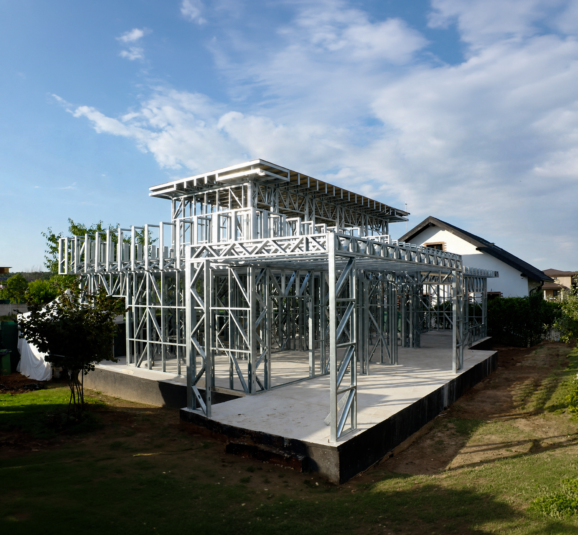Casa pe structură metalică TechDaal