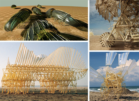  Sculpturile ce se misca prin energia eoliana kinetica 