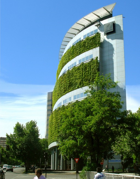 Cladirea Concorcio din Santiago, Chile este una dintre cele mai ecologice complexe de birouri.